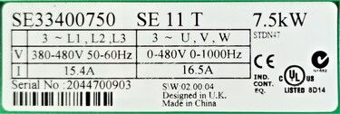 Control Techniques SE33400750 | In Stock Ships Overnight